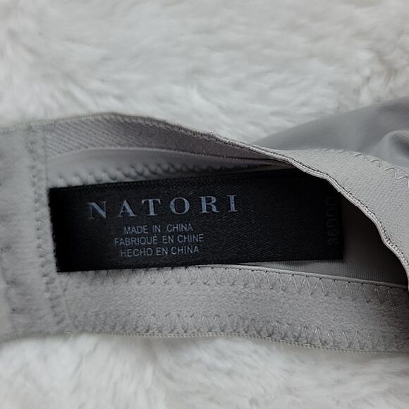 Natori Gray Lace Strap Bra - Picture 5 of 8